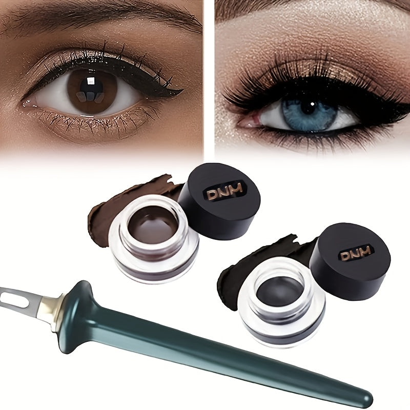 Waterproof and Non-smudge Silicone Eyeliner Brush  Eyeshadow Pen