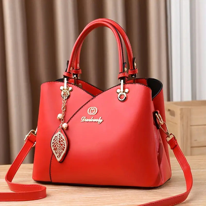 Elegant Solid Color Women’s Handbag