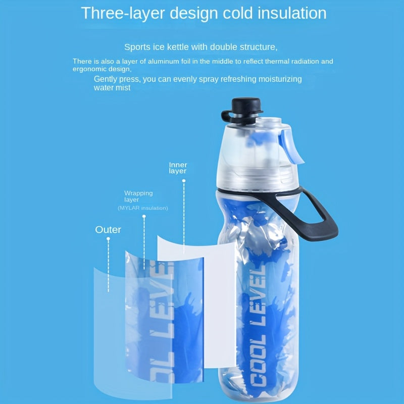 1pc Large Capacity Spray Water Bottle