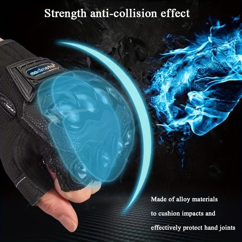 Steel Outdoor Knuckle Motorcycle Motorbike Powersports Safety Gloves