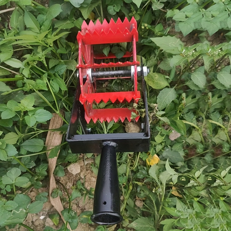 Heavy-Duty Metal Wheel Hoe Weeder Cultivator