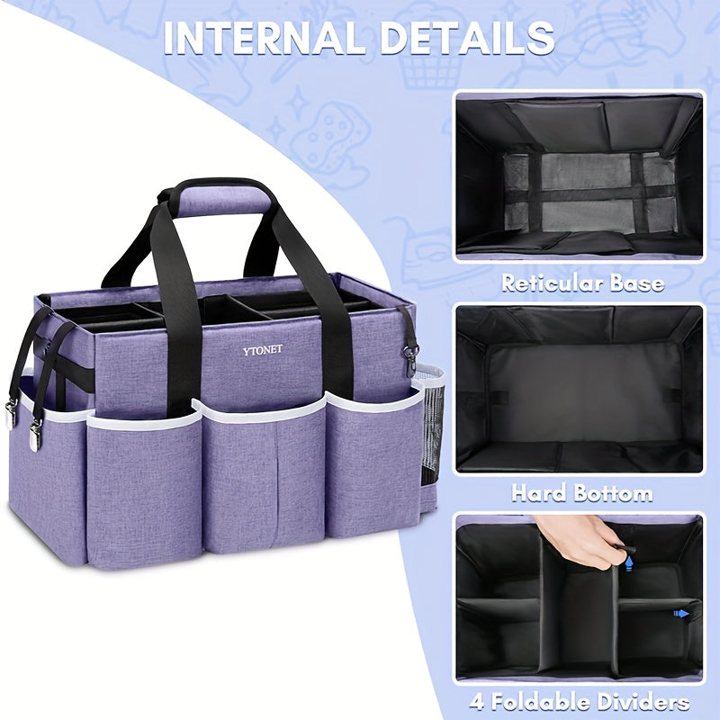 Purple Outdoor Wearable Cleaning Caddy Bag