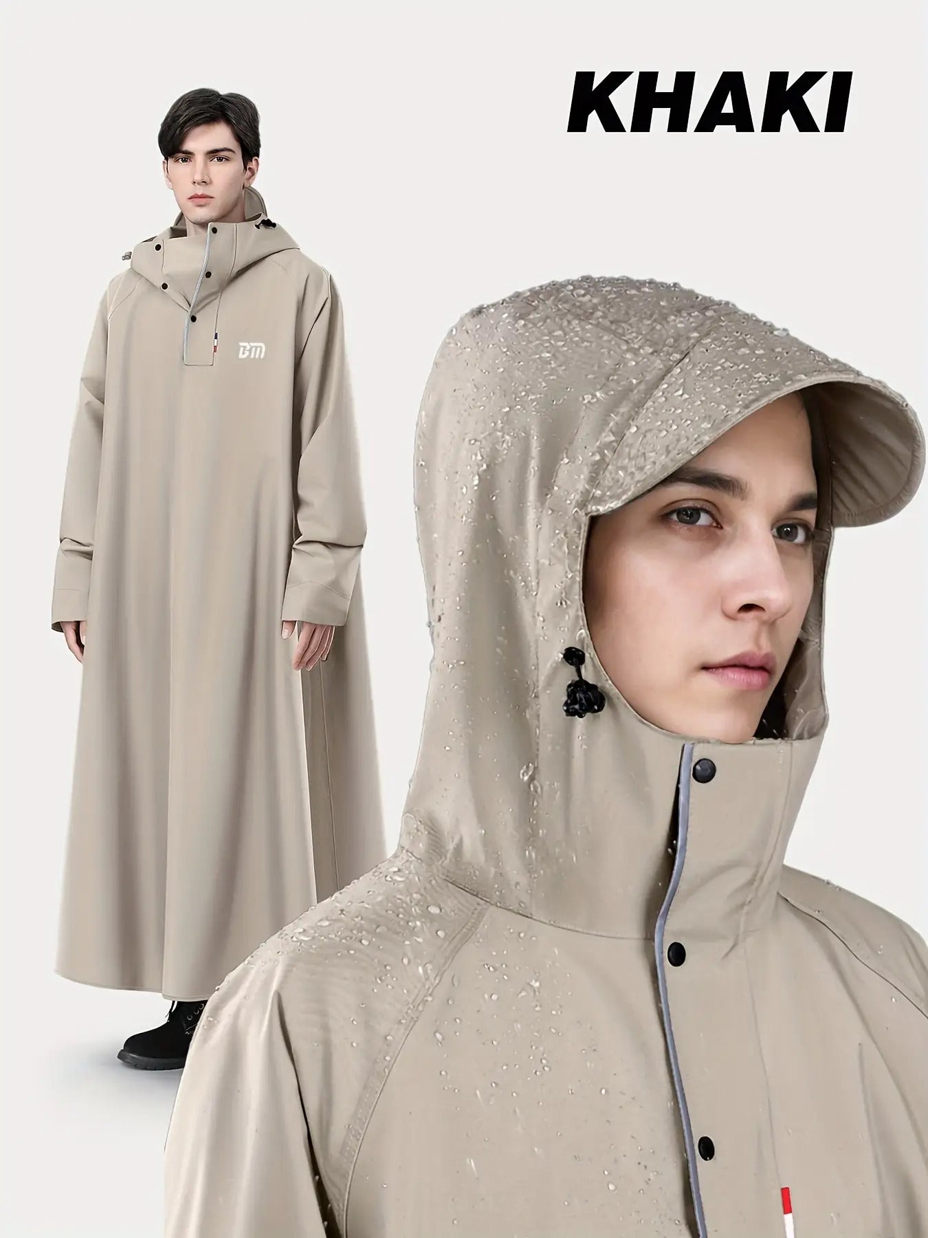 Men's Full-Coverage Motorcycle Raincoat