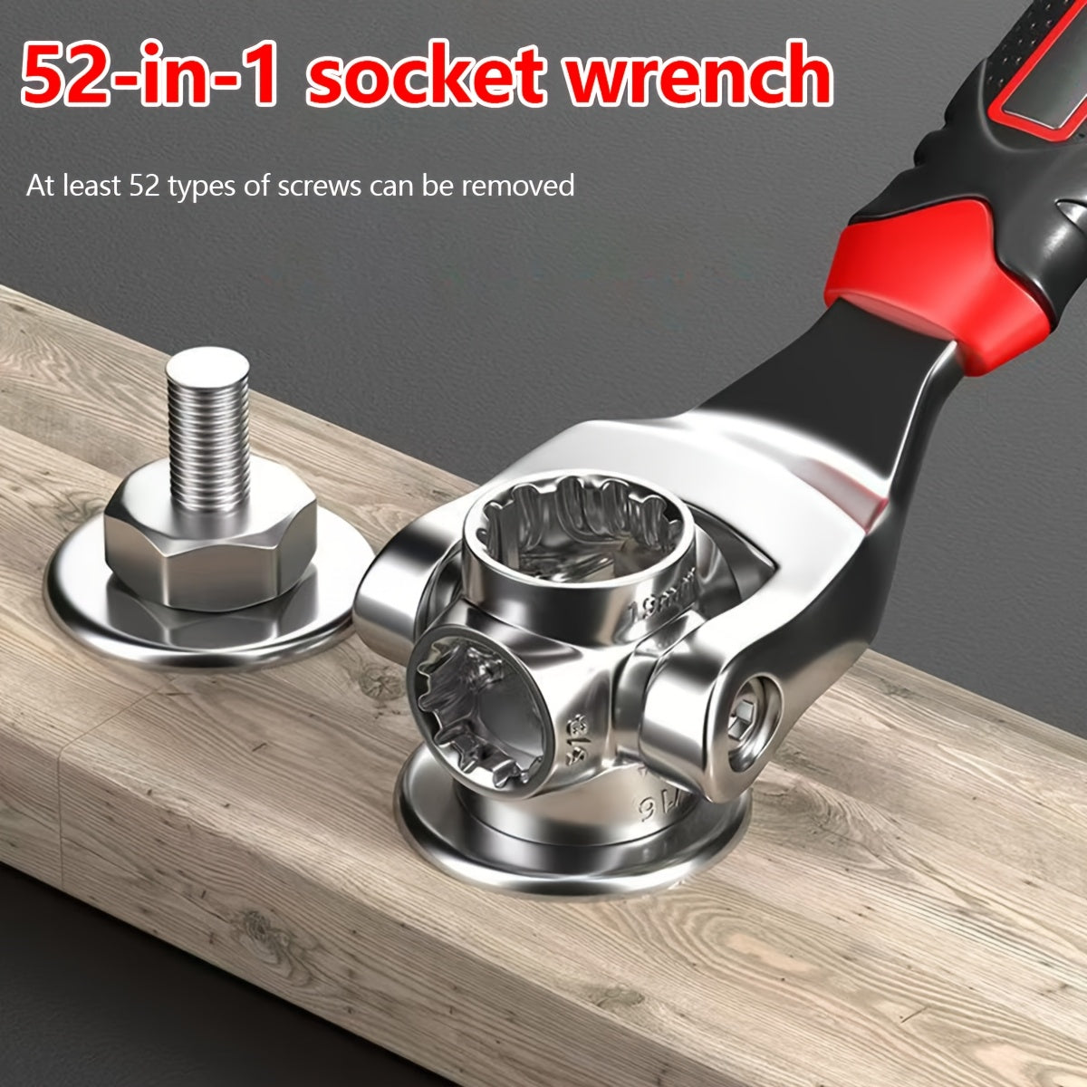 1pc 8-in-1 Multi-Function Socket Wrench