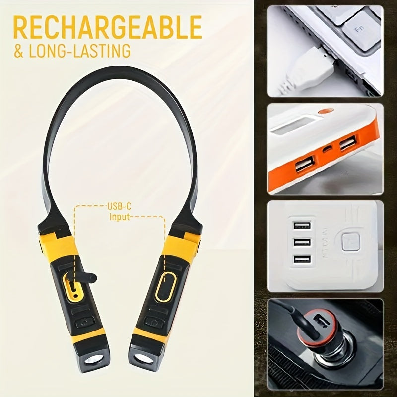 Rechargeable Work Light,Portable Emergency LED Flashlight