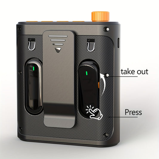 Wireless Voice Amplifier with Lapel Microphone