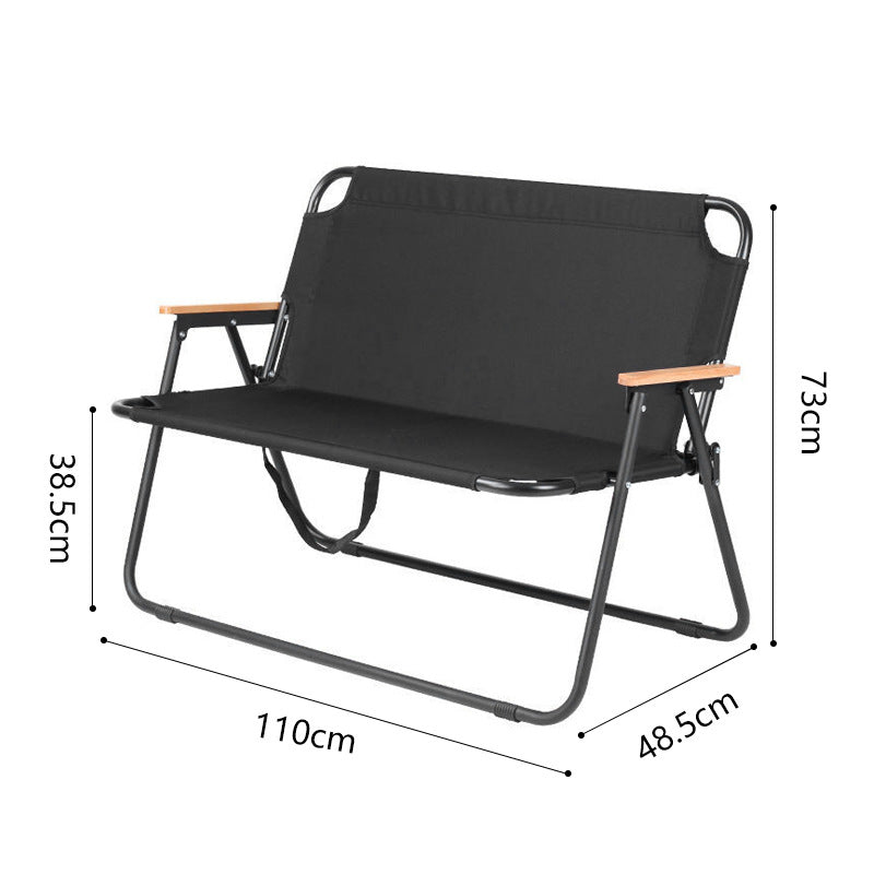 Outdoor Large Double Folding Chair