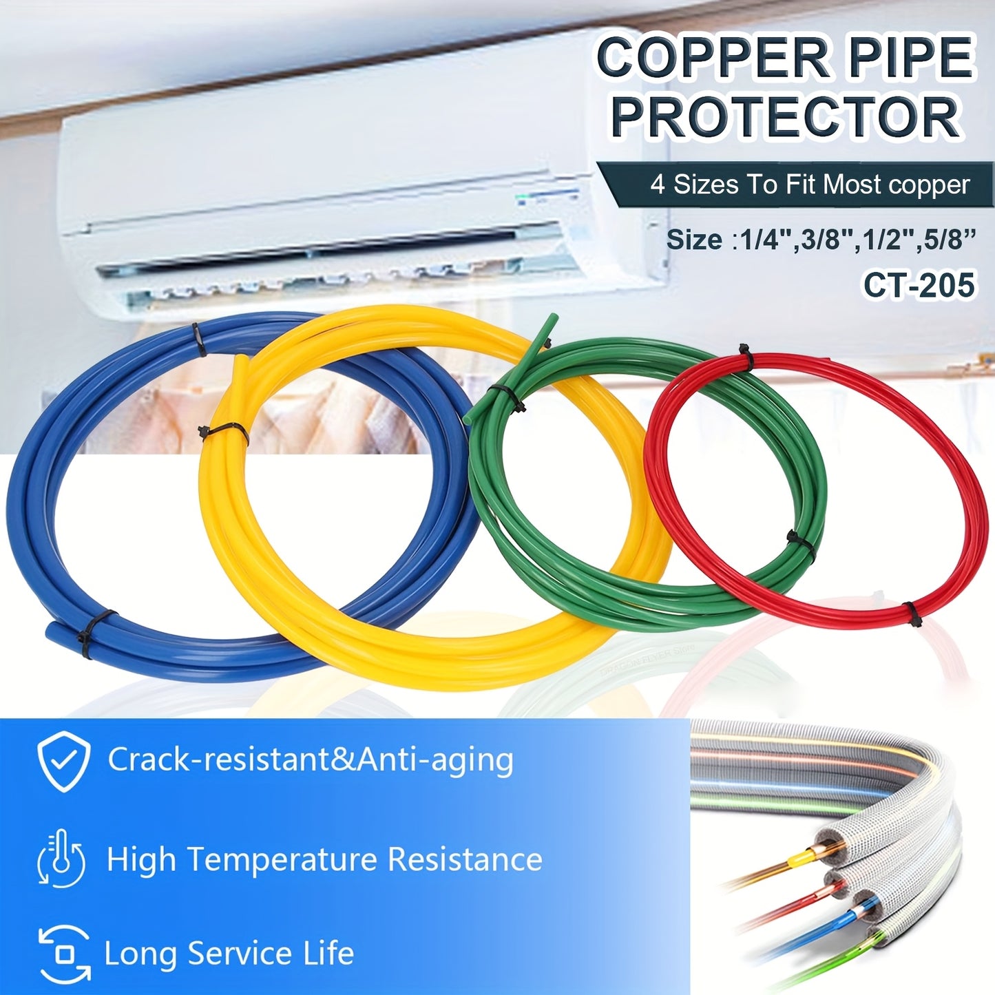 1pc Copper Pipe Protector for Air Conditioning