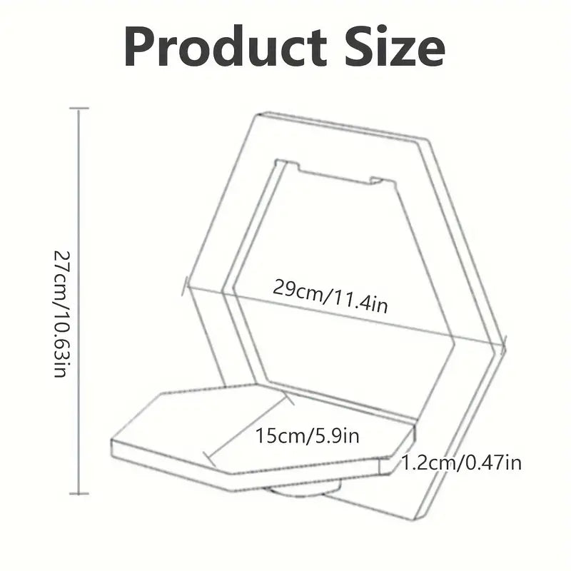 Space-Saving Wall-Mounted Storage Rack (3pcs/set)