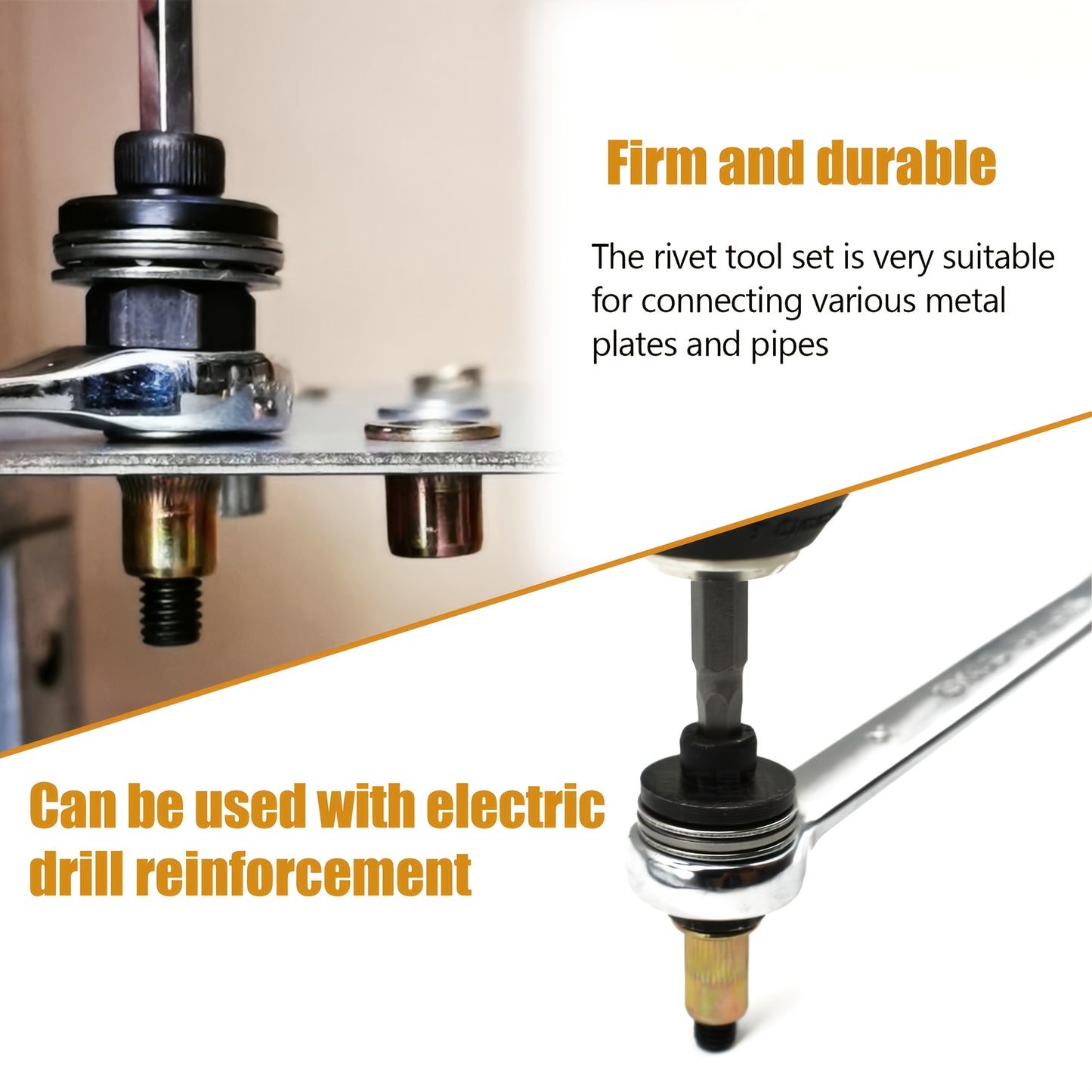 7pcs Manual Rivet Gun Full Size Set