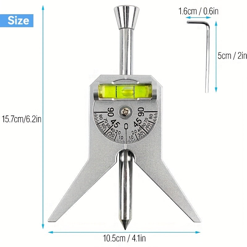 Professional-Grade Upgraded Pipe Center Finder Tool