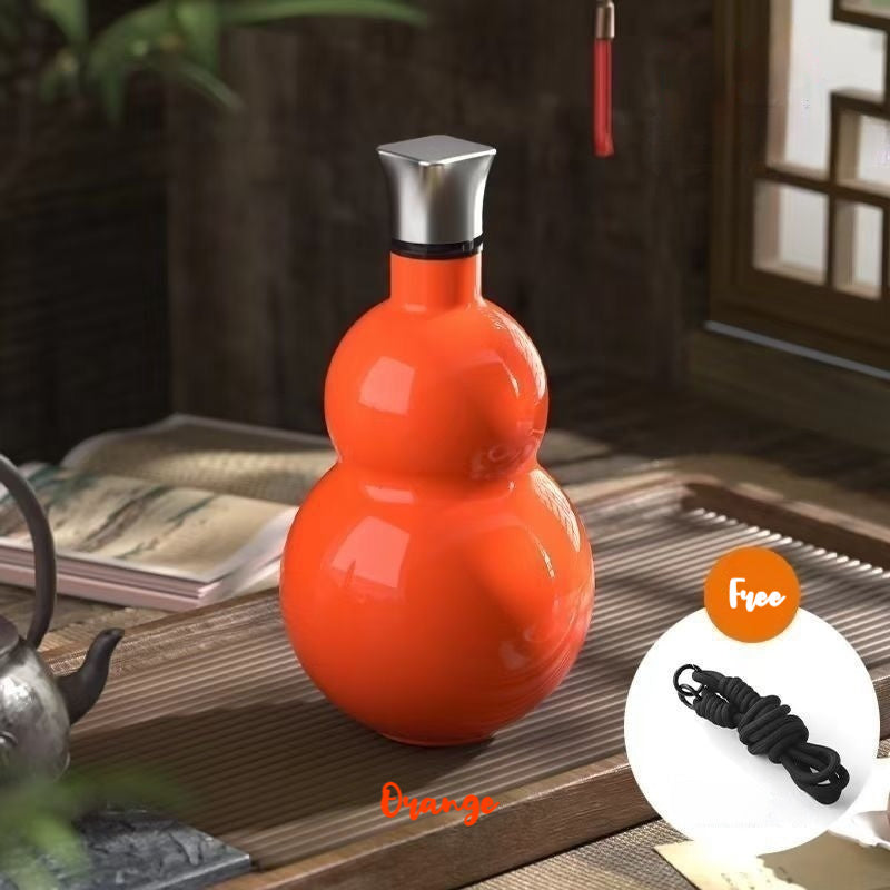 17-ounce large-capacity gourd-shaped insulated cup