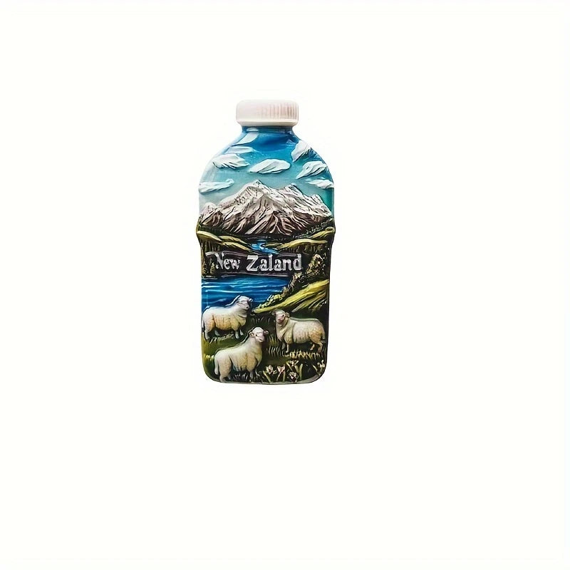 World scenery refrigerator magnets, themed creative refrigerator magnets, kitchen iron decoration