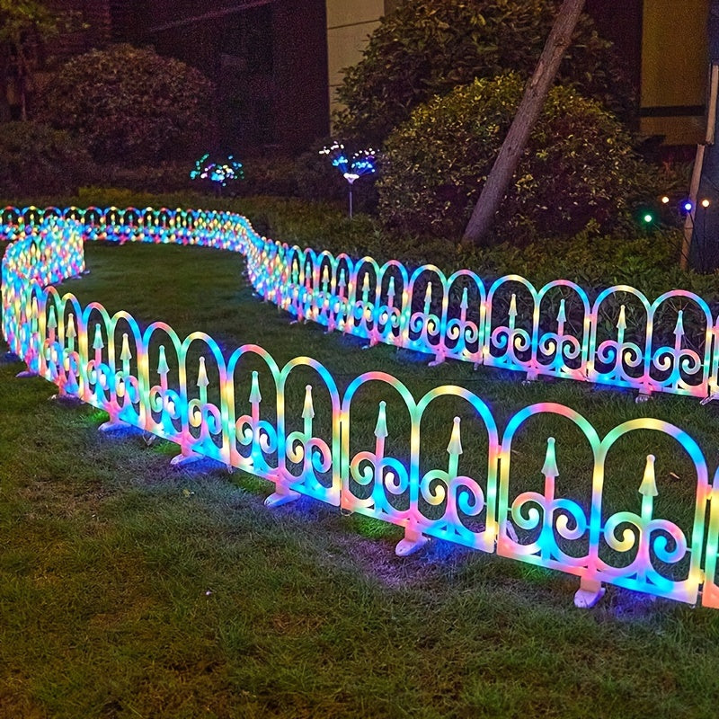 8pcs Outdoor Solar Fence Lights