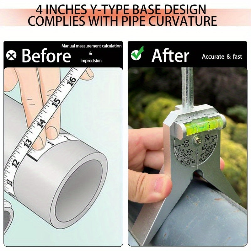 Professional-Grade Upgraded Pipe Center Finder Tool