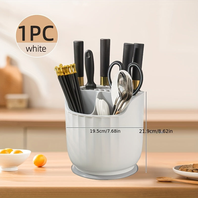 Rotating Knife Utensil Holder Organizer
