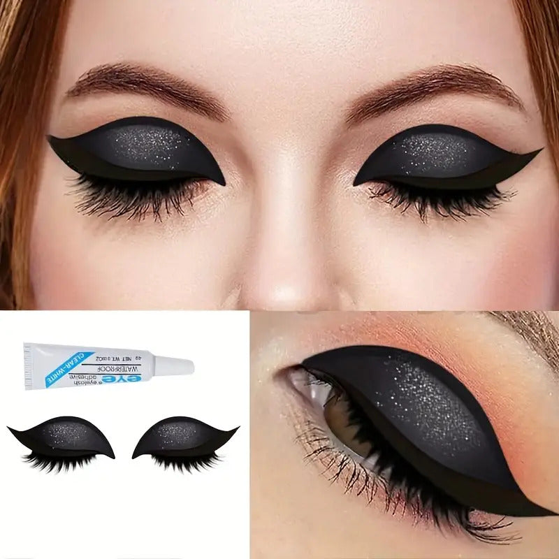 Three-In-One Self-Adhesive Eyeliner, Eyeshadow And Eyelash Stickers