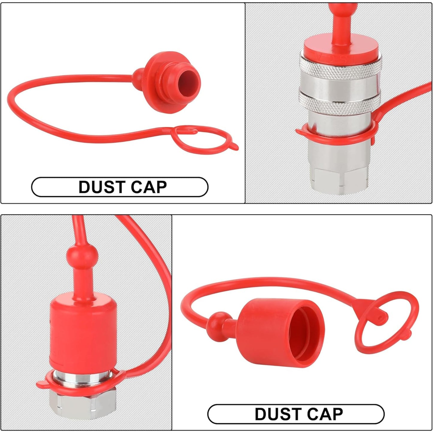 1 Set Hydraulic Quick Connect Coupler