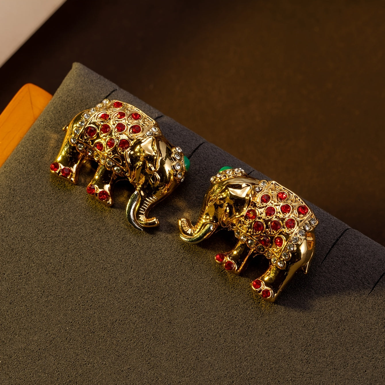 Retro Elegant Elephant Earring Set