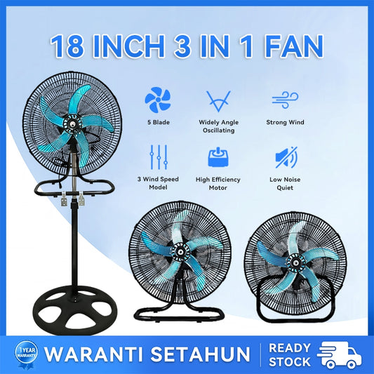 18 inch 5 Blades Strong wind Multipurpose Fan