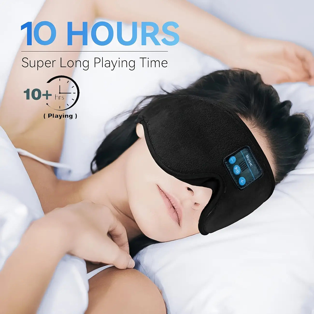 1pc 3D Sleep Mask with BT Headphones