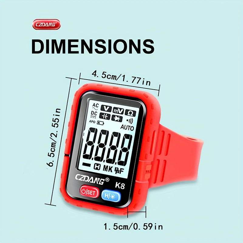 1pc Digital Multimeter Tester Wristband