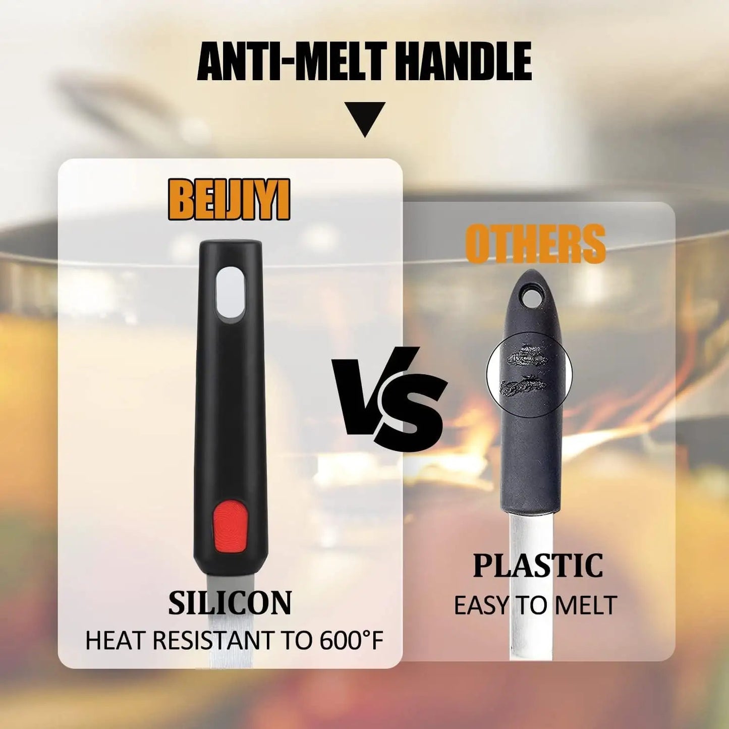 Silicone spatula kitchenware 5-piece set