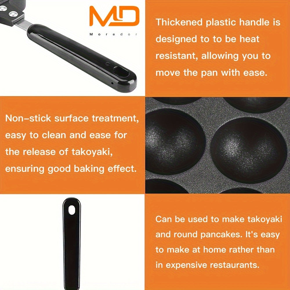 1pc Non-Stick Takoyaki Frying Pan
