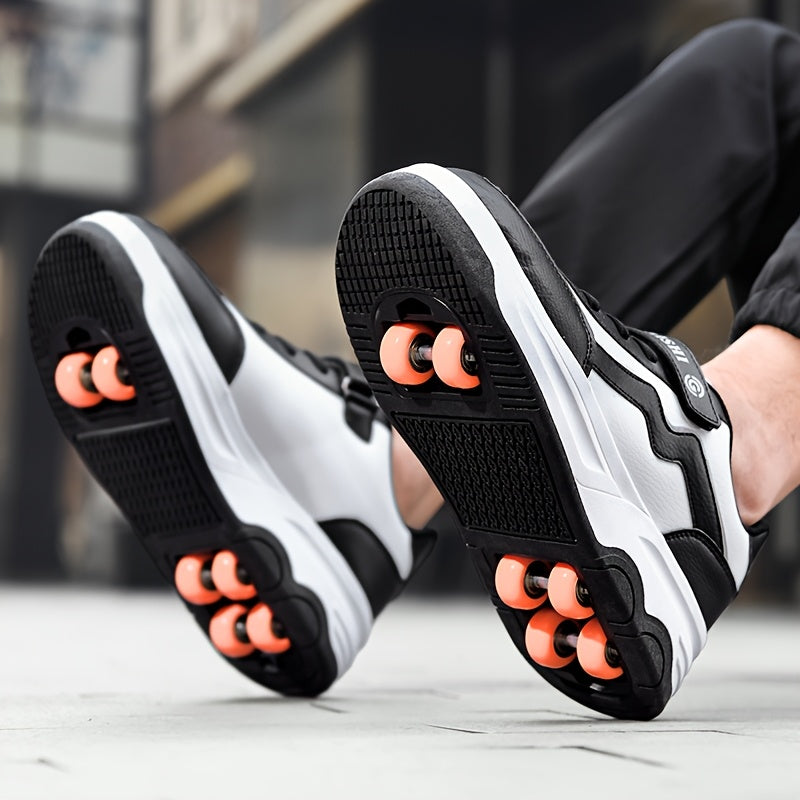 Youth Fashion 6-Wheel Roller Skates Shoes