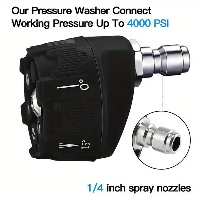 6-in-1 High-Pressure Washer Nozzle