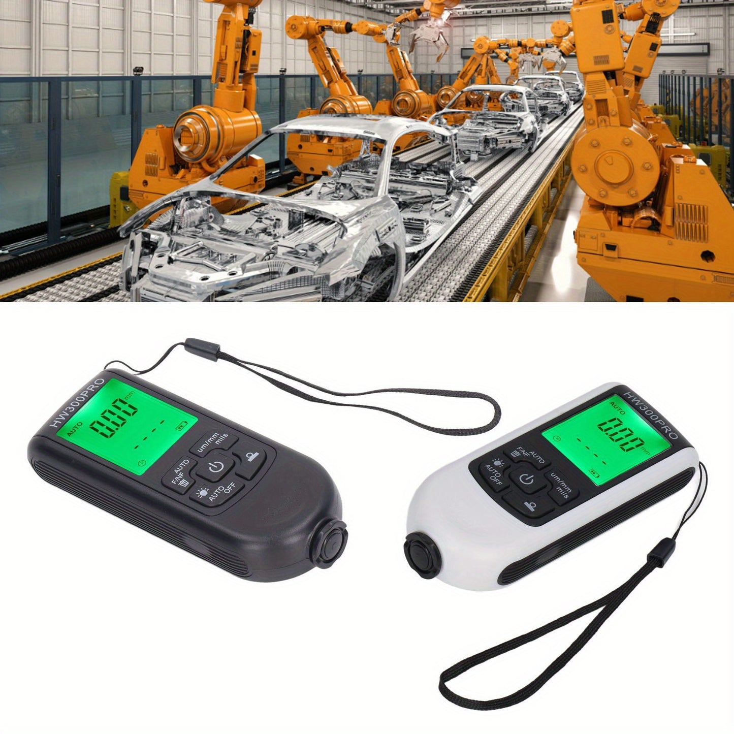 Portable Digital Coating Thickness Gauge