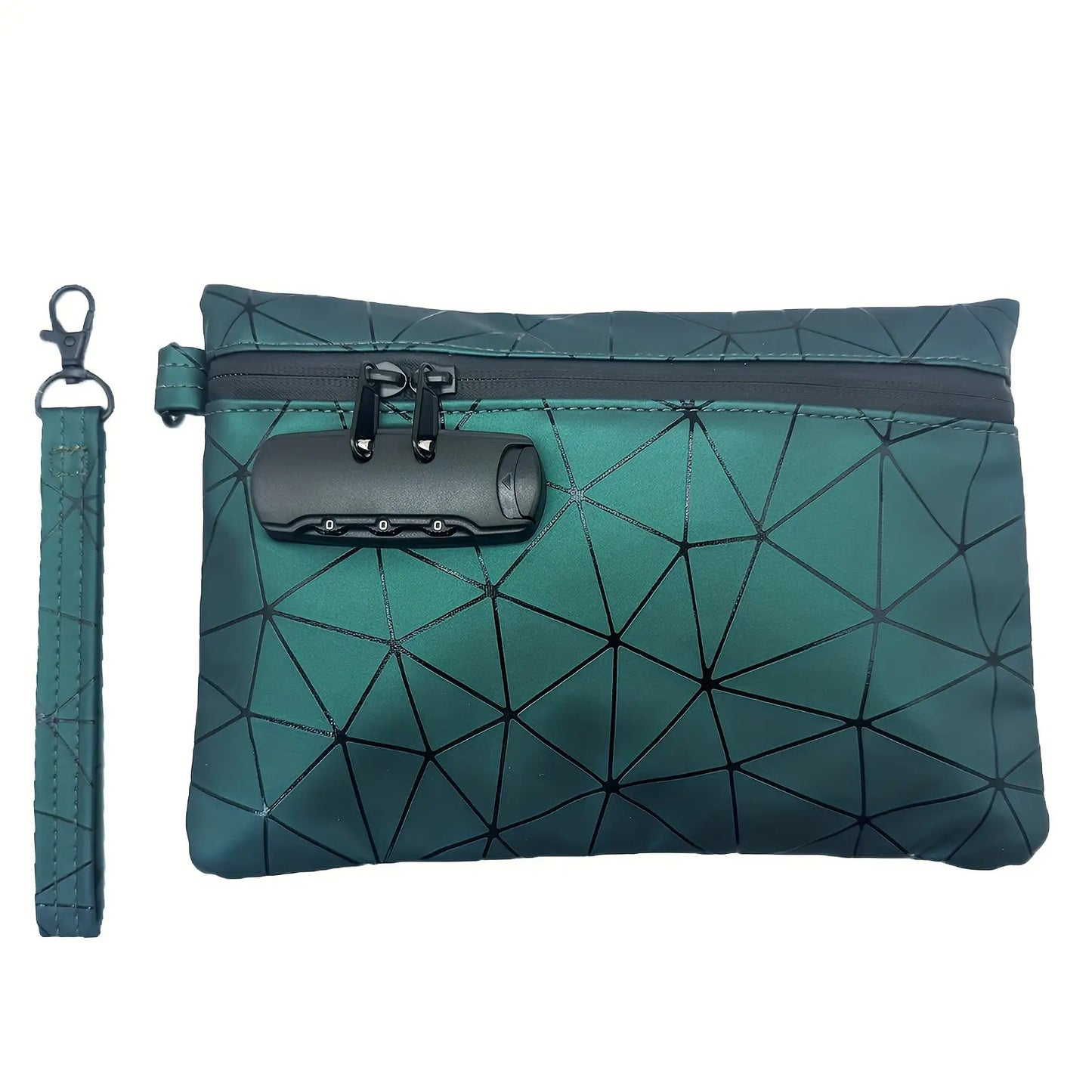 1pc Lockable Odor-Proof PU Pouch