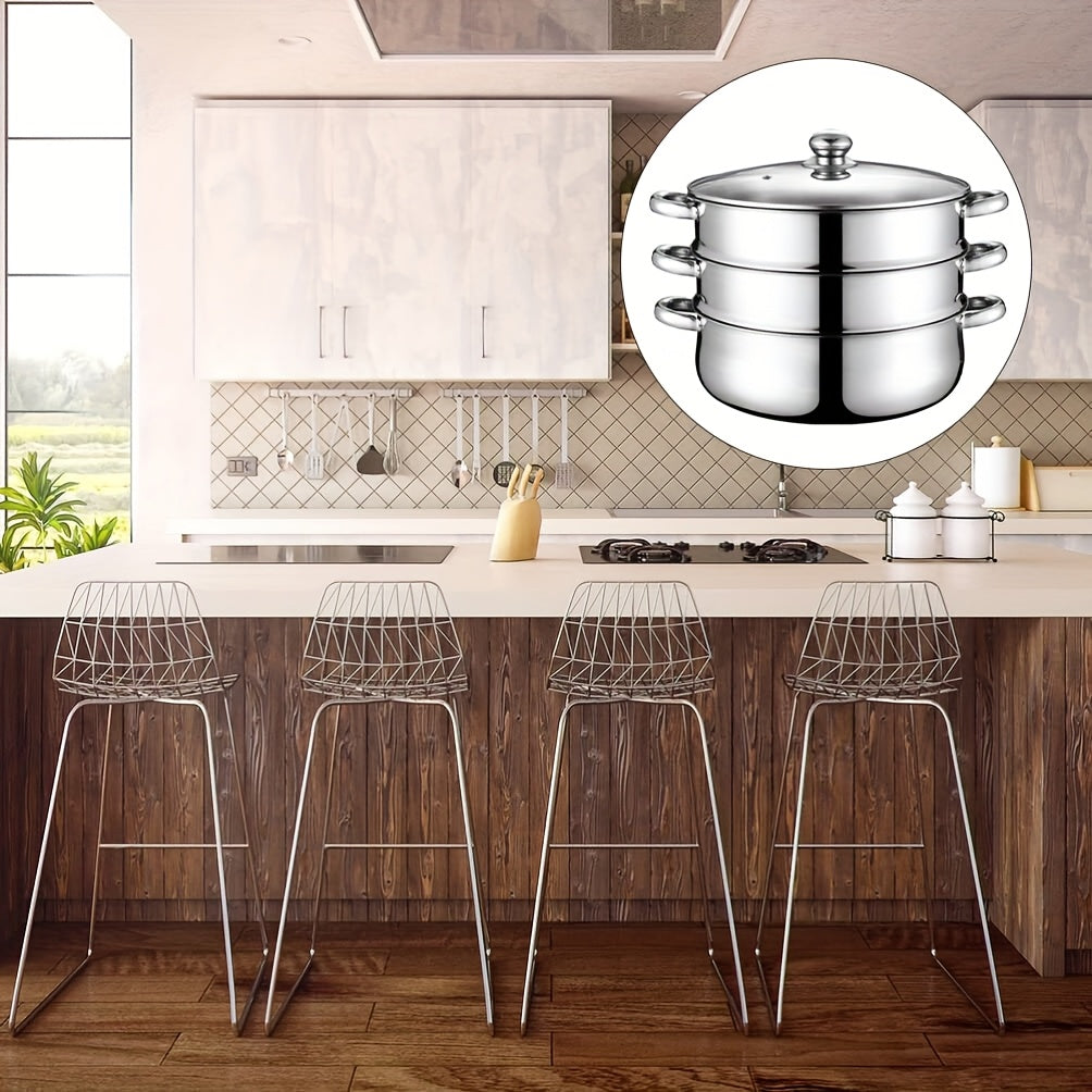 Large Capacity Stainless Steel Steamer