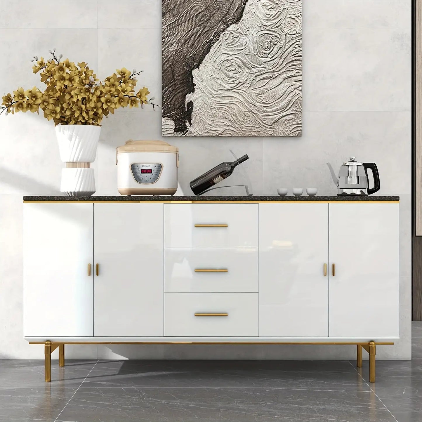 Self-Adhesive Kitchen Oil And Water Proof Sticker Wallpaper