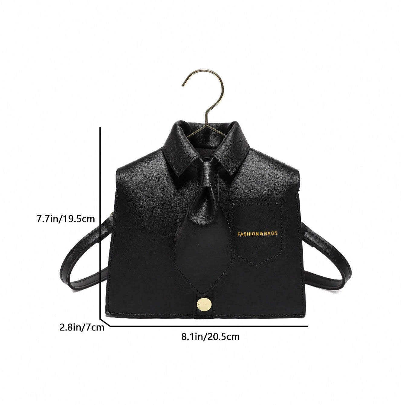 Women'S Collapsible Collar Design Crossbody Bag