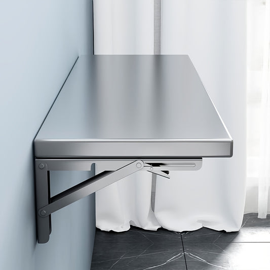 Rust-Resistant Stainless Steel Wall-Mounted Shelf