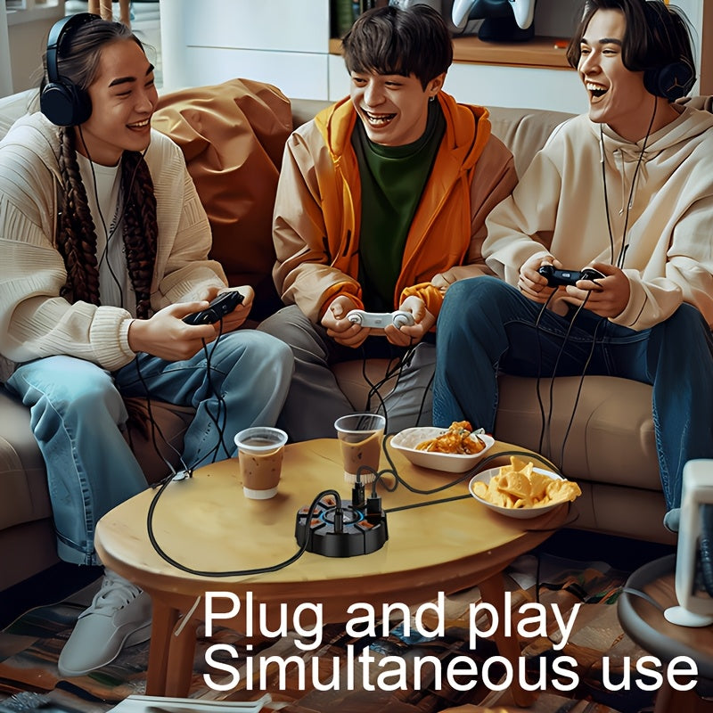 1pc High-Speed 7/10-Port USB 2.0 Hub