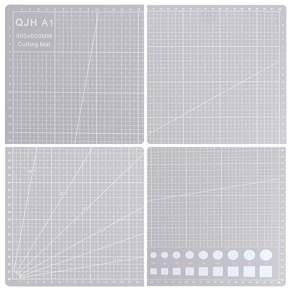 1pc A1 Size Double-Sided PVC Cutting Mat