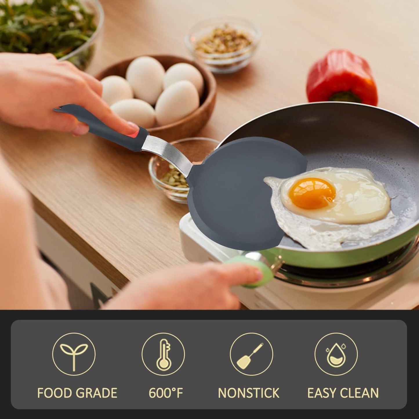 Silicone spatula kitchenware 5-piece set