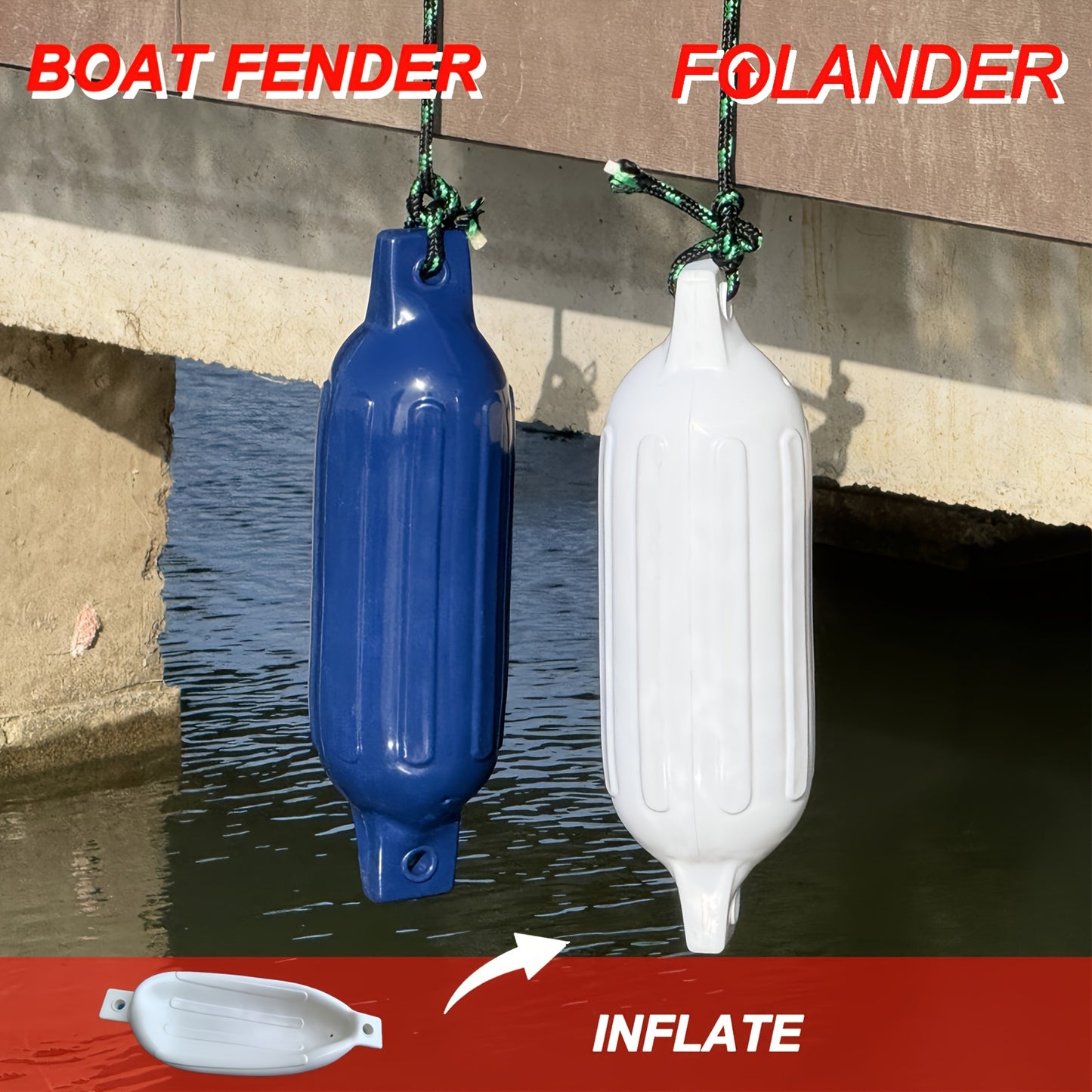 G Series Marine Yacht Fenders - Durable PVC Boat Bumpers