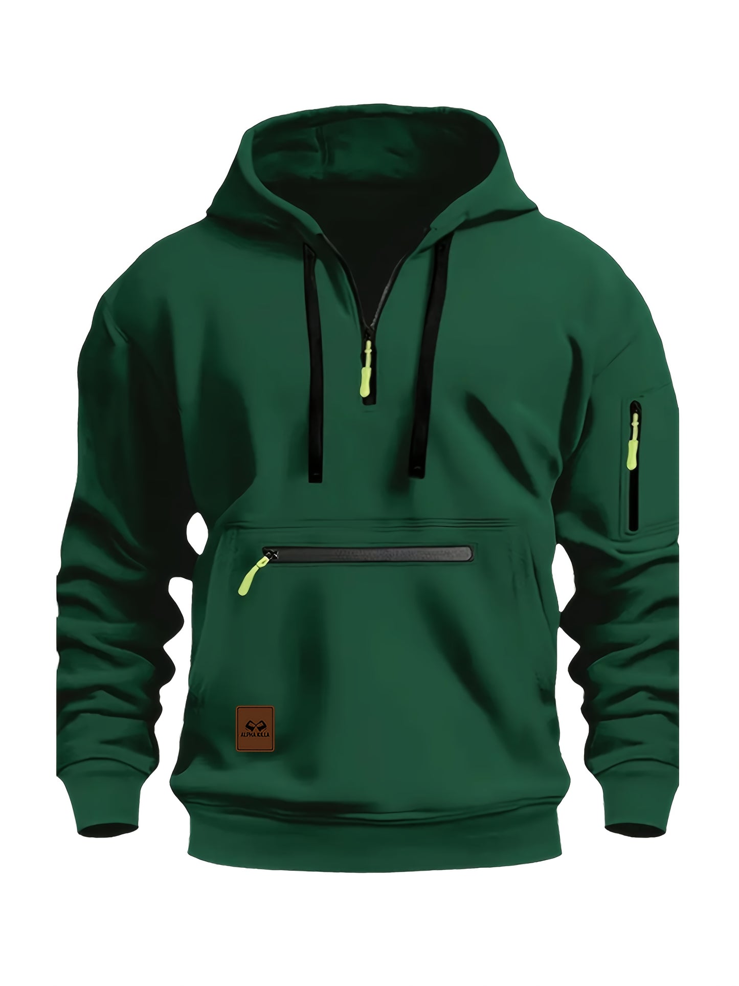 Windproof Royal Blue Fleece Hoodie