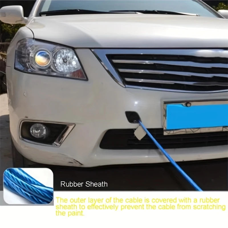 1 Roll 5m Steel Tow Rope with Hooks