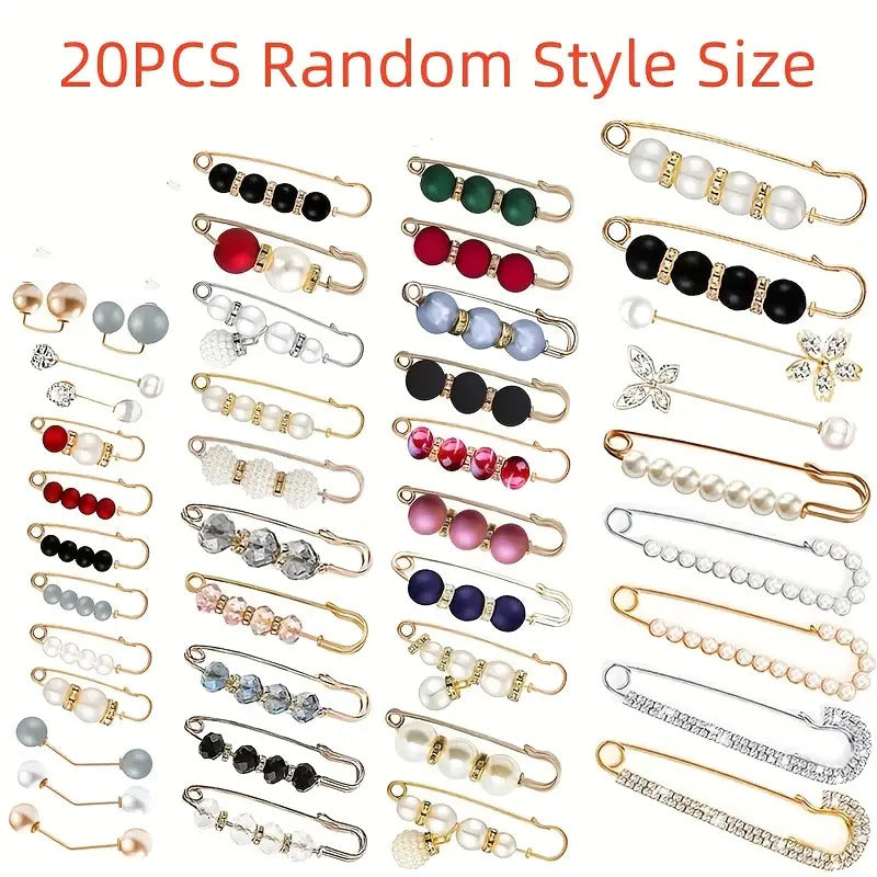 20pcs/Set (Styles And Sizes Mixed Randomly)  Waist Pins for Adjusting Waist Size