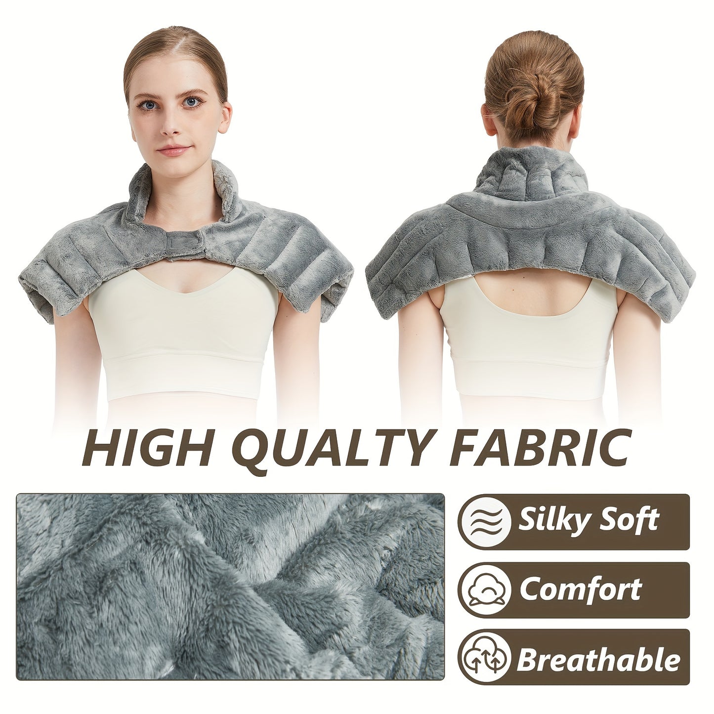 1 piece of microwaveable neck and shoulder cushion