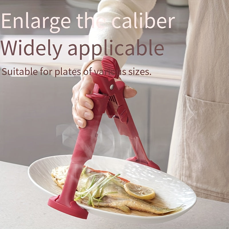 2-in-1 Non-Slip Dish Clamp & Bowl Lifter