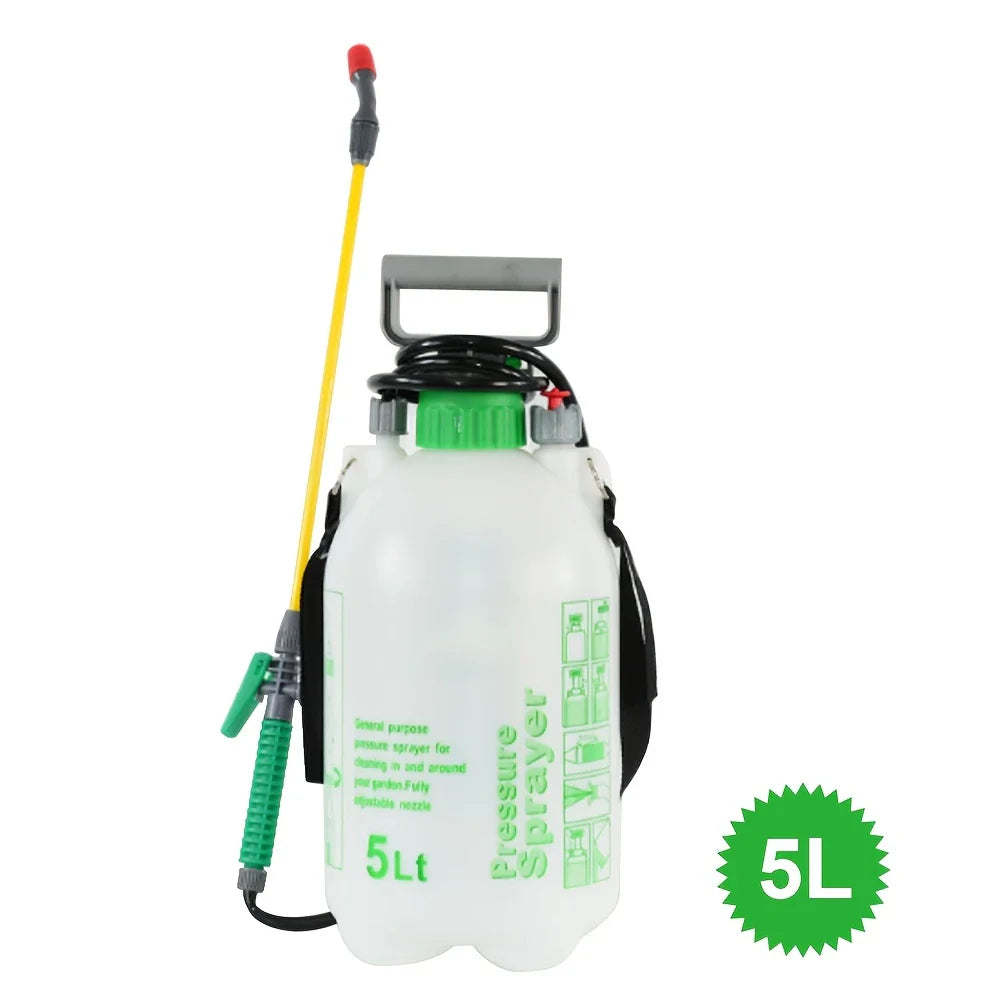 1 Pack Multi Pressure Sprayer for Garden and Car Cleaning Backpack Sprayer Pressurized Container