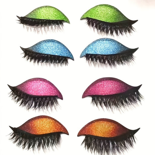 Three-In-One Self-Adhesive Eyeliner, Eyeshadow And Eyelash Stickers