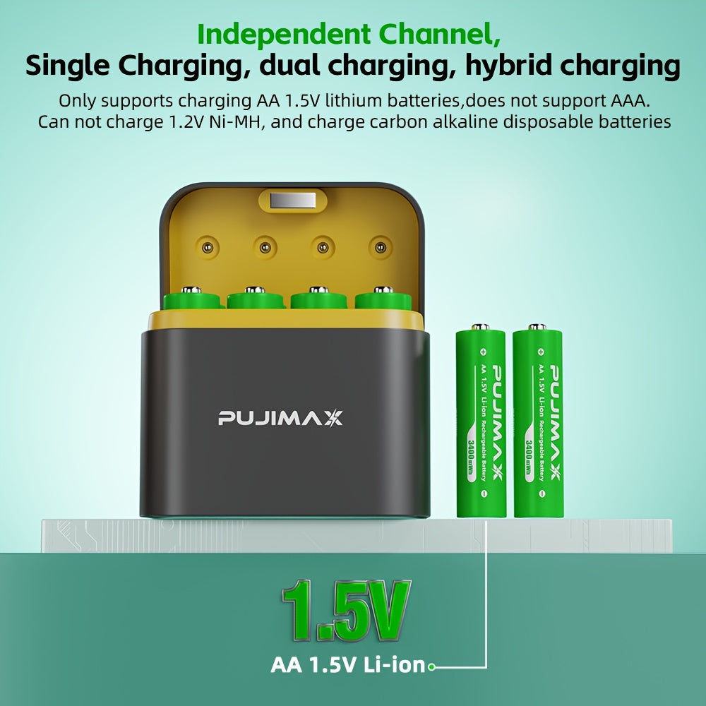 Rechargeable lithium battery 8 +8 slot charging box