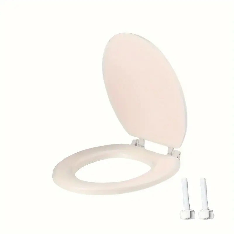 Non-Slip, Quick-Release Toilet Seat Cover