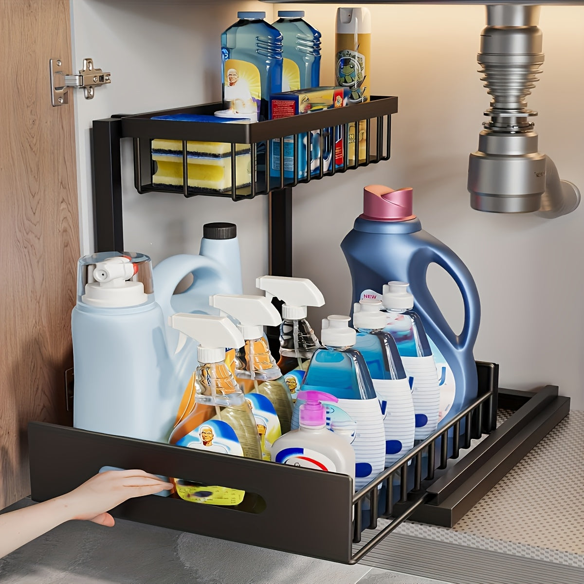 2 Tier Under Sink Organizers And Storage